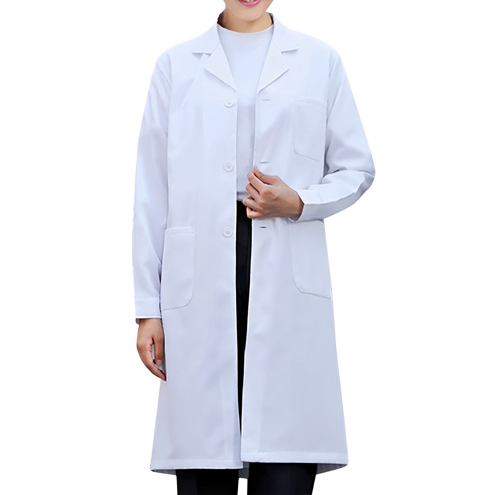 Medical Lab Gown - Beyaz Laboratuvar Önlüğü Kadın Erkek Öğrenciler