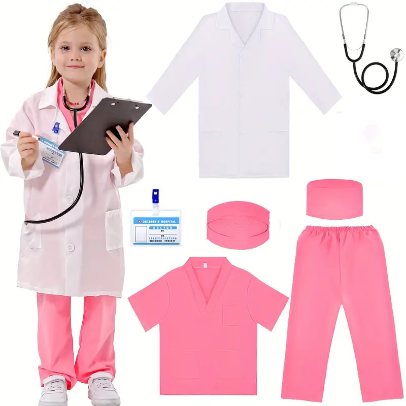 Medical Lab Gifts - 7 adet çocuklar doktor hemşire Cosplay
