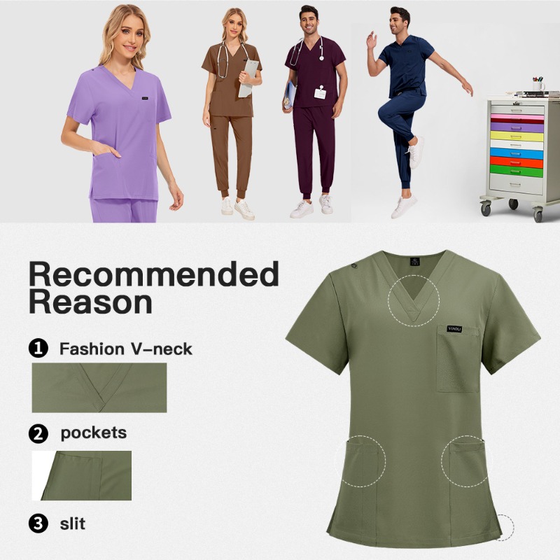 Uniseks Kısa Kollu Cerrahi Üni - Medical Lab Gown incelemesi ve fiyatı