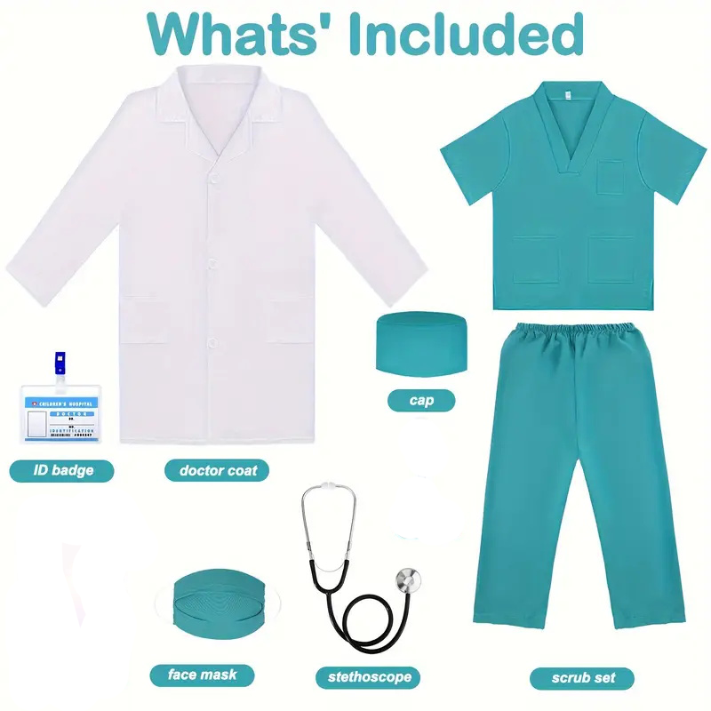 7 adet çocuklar doktor hemşire - Medical Lab Gifts incelemesi ve fiyatı